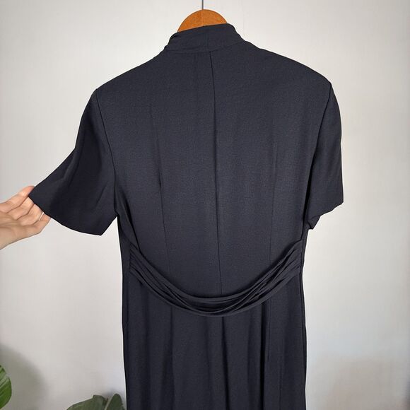 Vintage Romantic Floral Embroidery Vintage Ankle Length Dress - Picture 6 of 9